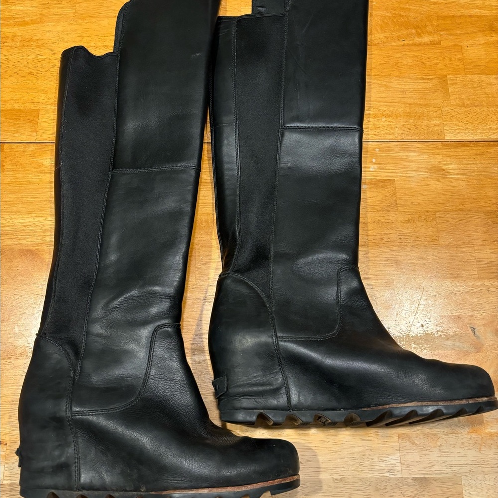 Sorel Women's Fiona OTK Over The Knee Leather Boots Size 10.5